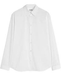 Jil Sander - Cotton-Poplin Shirt - Lyst