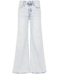 Mother - The Tomcat Roller Wide-Leg-Jeans - Lyst