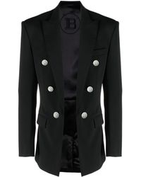 Balmain - Double-breasted Tailored Jacket - Lyst