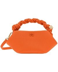 Ganni - Mini Sac À Main Bou À Anse Tressée - Lyst