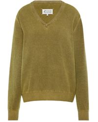 Maison Margiela - V-Neck Sweater - Lyst
