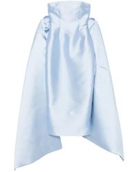 Solace London - Renee Strapless Midi Dress - Lyst