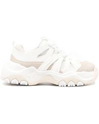 Patrizia Pepe - Cutout Panelled Sneakers - Lyst