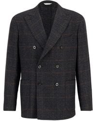 Boglioli - Geruite Blazer - Lyst