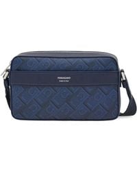 Ferragamo - Monogram Messenger Bag - Lyst