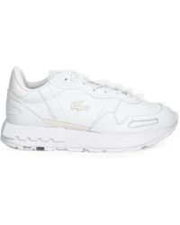Lacoste - Logo-Patch Panelled Sneakers - Lyst