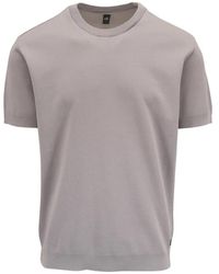 Wahts - Miles Ribbed-Trim Piqué T-Shirt - Lyst