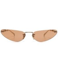 Gucci - Occhiali Da Sole Con Montatura A Giorno - Lyst