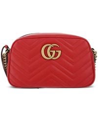 Gucci - GG Marmont Matelassé Crossbodytas - Lyst