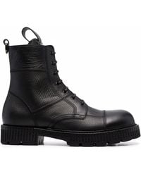 Dolce & Gabbana - Stiefel Mit Logo-Schild - Lyst