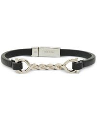 Ferragamo - Bracelet En Cuir Gancini (20 Cm) - Lyst