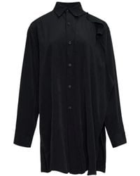 Y's Yohji Yamamoto - Ruffled-Detail Shirt - Lyst