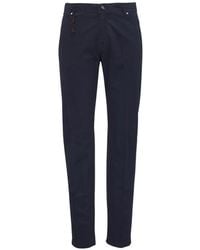 Marco Pescarolo - Logo-Patch Straight-Leg Trousers - Lyst