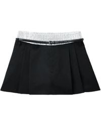 Alexander Wang - Mid-Rise Layered Boxer Tailored Skort - Lyst