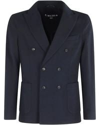 Circolo 1901 - Double-Breasted Patch-Pocket Jacket - Lyst