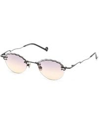 Eyepetizer - Rive Round-Frame Sunglasses - Lyst