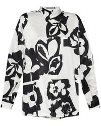 Issey Miyake - Camicia Con Stampa - Lyst