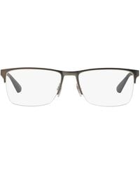 Ray-Ban - Brille Mit Eckigem Gestell - Lyst