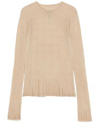 Uma Wang - Blouse Nervurée À Bords Francs - Lyst