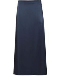 Weekend by Maxmara - Satin Midi Skirt - Lyst