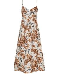 Cara Cara - Mae V-Neck Midi Dress - Lyst