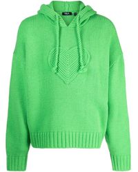FIVE CM - Knitted-construction Drawstring Hoodie - Lyst