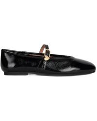 Love Moschino - Patent-Leather Ballet Flats - Lyst