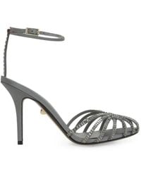 ALEVI - Penelope Crystal-Embellished Sandals - Lyst