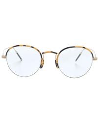 Oliver Peoples - Tk-6 Round-Frame Glasses - Lyst