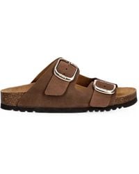 Scholl - Noelle Buckle-Fastening Slides - Lyst