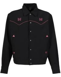 Needles - Shirtjack Met Geborduurd Detail - Lyst