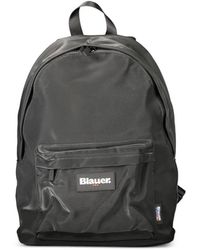 Blauer - Logo-Patch Zip-Pocket Backpack - Lyst