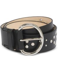 Marni - Ceinture En Cuir À Clous En Métal - Lyst