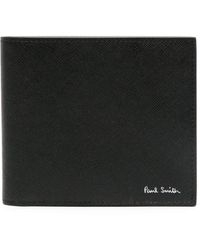 Paul Smith - Portafoglio bi-fold in pelle - Lyst