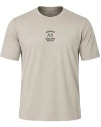 ARMANI EXCHANGE - Logo-Print Cotton T-Shirt - Lyst