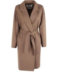 Max Mara - Carnia Belted Coat - Lyst