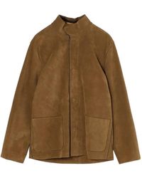 James Perse - Suede Ranch Pocket Jacket - Lyst
