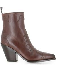 Sartore - Western-Style Leather Ankle-Boots - Lyst