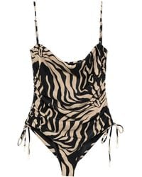Johanna Ortiz - Zebra-Print Swimsuit - Lyst