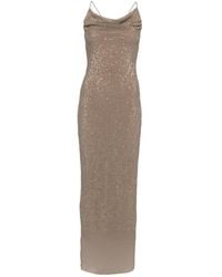 L'idée - Cosmopolitan Sequinned Maxi Dress - Lyst