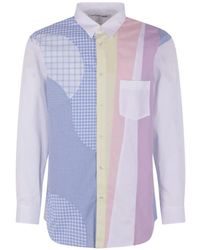 Comme des Garçons - Camisa Con Diseño Patchwork - Lyst