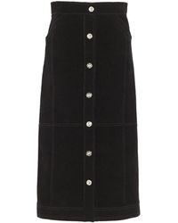 Barrie - High-Waisted Midi Skirt - Lyst