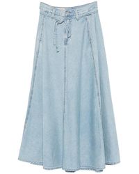 Levi's - Tie-Waist Denim Skirt - Lyst