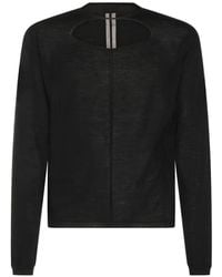 Rick Owens - Cut-Out Detail Sweater - Lyst
