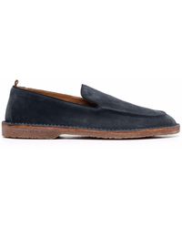 Buttero - Round-toe Suede Loafers - Lyst