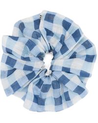 Sandro - Gingham Scrunchie - Lyst
