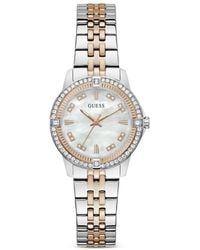 Guess - Colette 2-Tone Analog Watch - Lyst