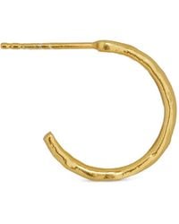 Ottoman Hands - Dela Textured Hoop Earrings - Lyst
