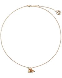 Burberry - Fox Charm Necklace - Lyst