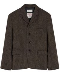 Lemaire - Blazer Con Motivo Pied-De-Poule - Lyst